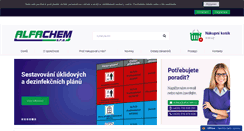 Desktop Screenshot of alfachem.cz